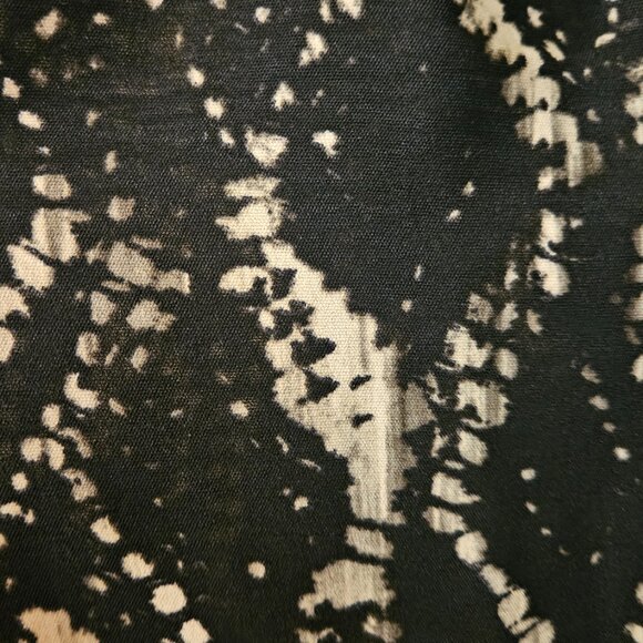 Simply Vera Vera Wang 2X Dolman Popover Blouse Black Diamond Dye NWOT - Picture 4 of 9